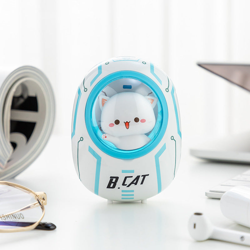 Adorable Cat-Themed Portable Phone Charger