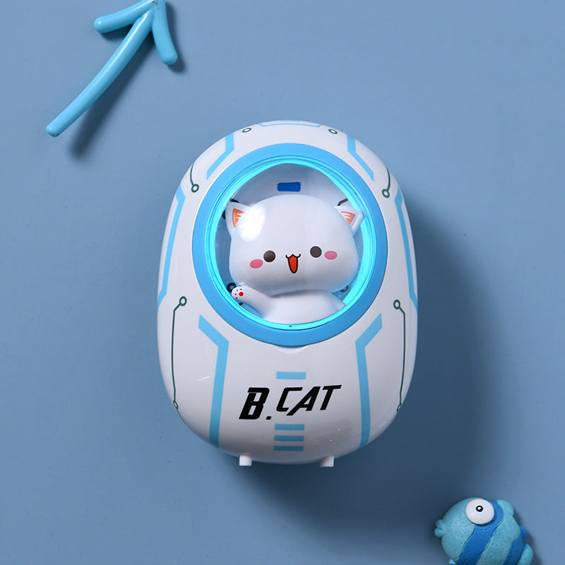 Adorable Cat-Themed Portable Phone Charger