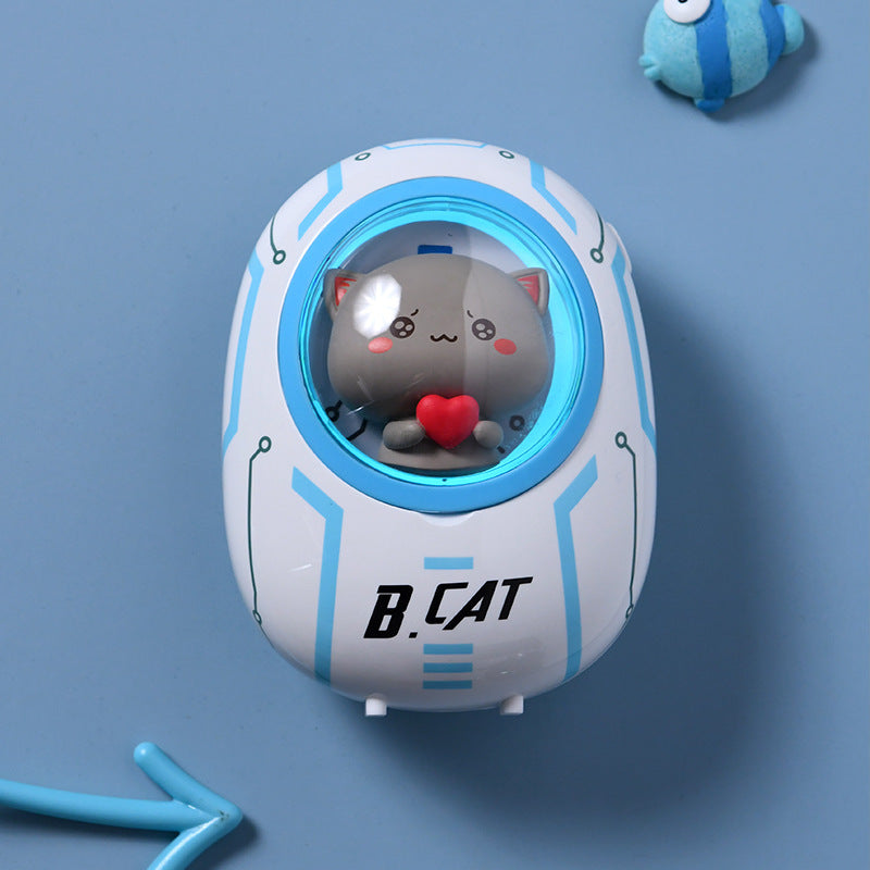 Adorable Cat-Themed Portable Phone Charger